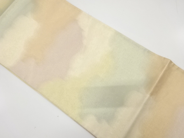 雲模様織り出し　暈し　全通袋帯